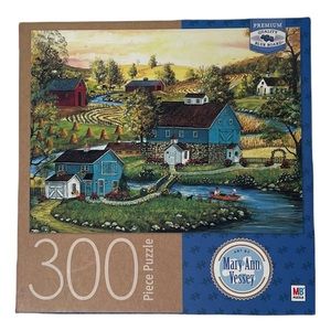 Puzzle River Romance 300 Piece Colorful Art Mary Ann Vessey Collectible Gifts